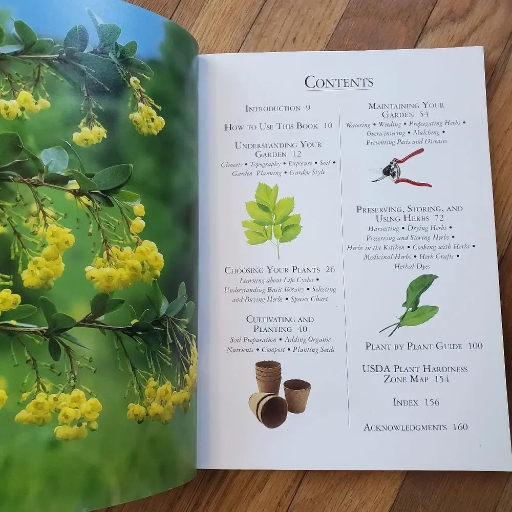 Rodales‎ Successful Organic Gardening Herbs Paperback Book Vintage